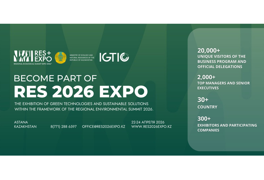 Astana’da ‘RES 2026 EXPO’: 30 Ülkeden 300’den Fazla Şirket Bir Araya Gelecek