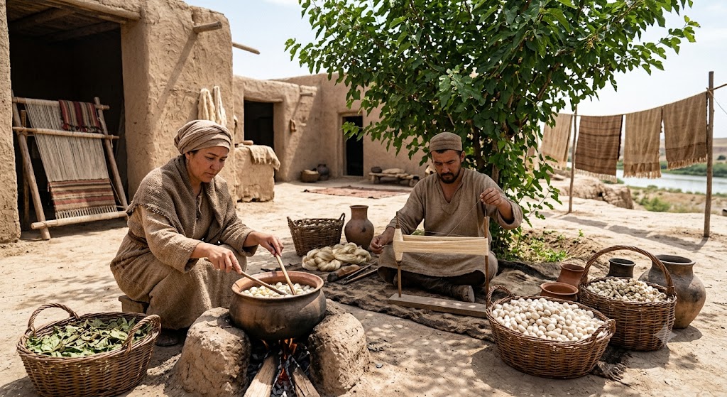 Özbekistan’da 4 Bin Yıllık İpek Üretiminin İzleri Bulundu