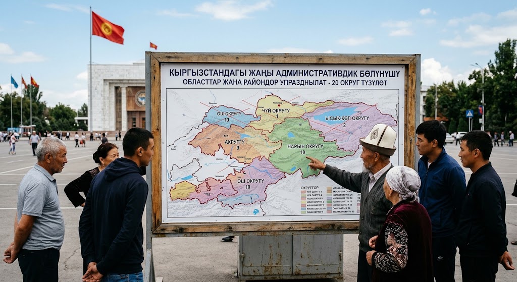 Kırgızistan’da İller ve İlçeler Kaldırılabilir: Yerlerine Yaklaşık 20 Bölgenin (Oluşumun) Kurulması Planlanıyor