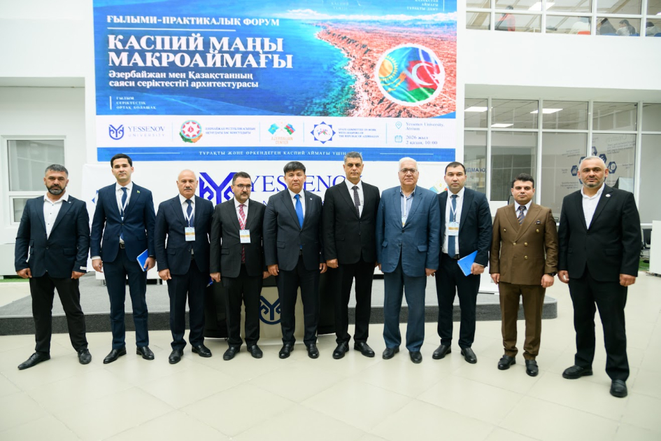 Hazar Denizi ve Orta Koridor: Aktau Şehrinde Azerbaycan-Kazakistan Forumu Düzenlendi