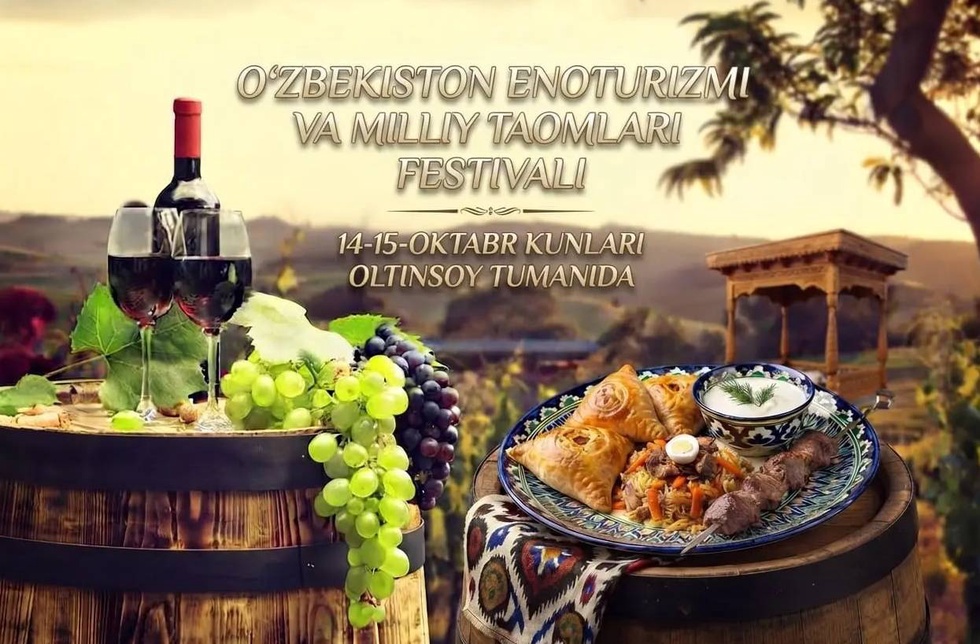 Surhanderya’da “Enoturizm ve Özbekistan’ın Geleneksel Yemekleri” Festivali Düzenlenecek