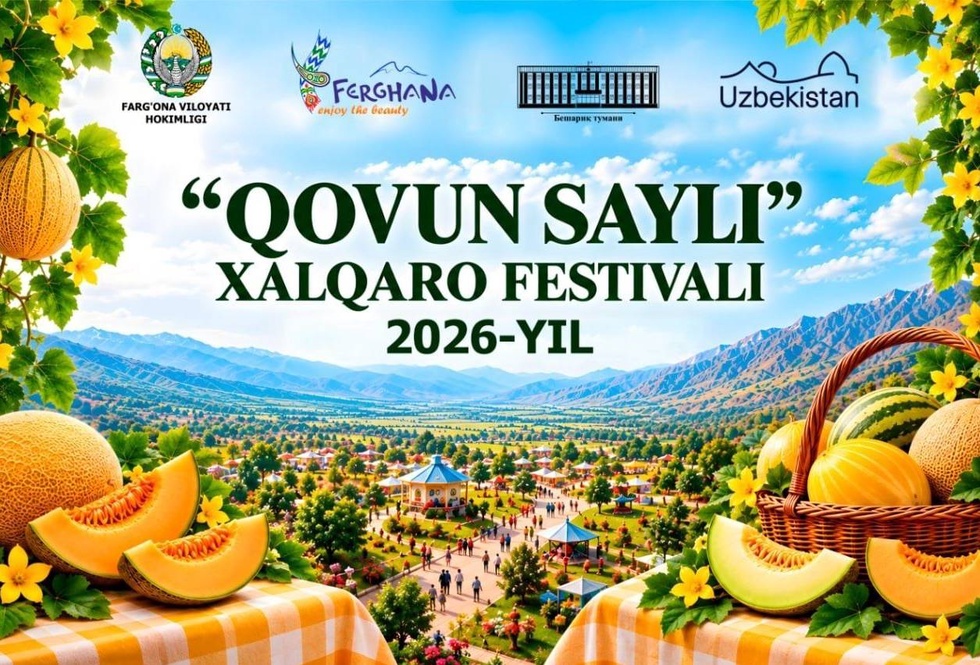 Fergana Lezzet ve Gelenekle Buluşuyor: Beşarık’ta “Kavun Bayramı” Heyecanı